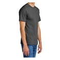 thumbnail image 3 of Mafoose Men's Comfortable Tall Core Blend T-Shirt Charcoal 4X-Large Tall, 3 of 4