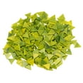 thumbnail image 1 of Uxcell 200g Stained Glass Mosaic Triangle 0.55'' Green Glass Mosaic Tiles Bulk for Craft Handmade Project, 1 of 8