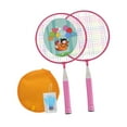 thumbnail image 2 of amleso Kids Badminton Racket Nylon Net with Storage Bag Sport Games Sports Toy Badminton Shuttlecocks for Kids 2 Player Children Lawn Pink, 2 of 10