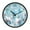 Blue and White Snowman Decorations, variant on Voice Activated Clock with Glow Light 12 Inch Large Silent Wall Clock Battery Operated for Home Decor Blue and White Snowman Decorations