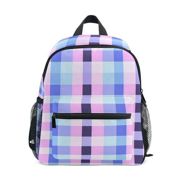 ALAZA Checkered Plaid-a5 School Backpack Small Bookbag Mini Bags