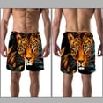thumbnail image 3 of luoweisi Men's Beach Shorts Quick Dry Swim Trunks with Mesh Lining Leopard L, 3 of 5