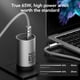 thumbnail image 3 of Cargador de pared mFish, 65 W, GaN, carga rápida, 3 puertos USB-C/A, 3 of 7