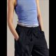 thumbnail image 4 of Pantalones Vaqueros Estilo Barril para Mujer, Informales, Anchos, Elásticos, de Tiro Medio, Estilo Boyfriend, Y2k, Holgados, con Cordón. Negro M, 4 of 8