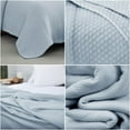 thumbnail image 2 of Southshore Fine Living, Inc. 100% Cotton Blanket Full or Queen Blanket for Bed, Sky Blue, 2 of 9