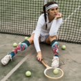thumbnail image 6 of Honeii Bubbles Axolotl Fantasy Print Long Socks,Novelty Design Socks Gift for Men and Women,Crew Socks,Calf Socks, 6 of 6