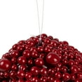 thumbnail image 4 of Northlight Shiny Berries Christmas Ball Ornament - 6" - Red, 4 of 7