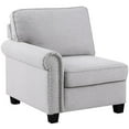 thumbnail image 5 of Devion Furniture Polyester Fabric U-Shaped Sectional Sofa in Light Gray, 5 of 6