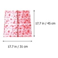 thumbnail image 2 of Minkissy 50Pcs Cellophane Wrapping Paper Red OPP for Flower Wrapping Luxury Look, 2 of 4