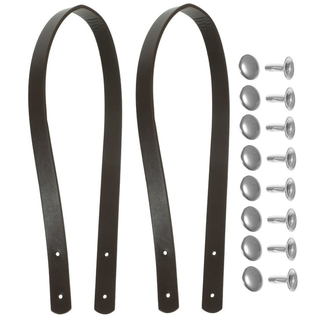 Miangastore Poignées de Sac à Main en Cuir PU pour Femmes avec Rivets Durables et Design Classique 60 cm
