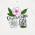 thumbnail image 4 of Inktastic Mississippi Girl Magnolia Flowers and Leaves Girls Baby T-Shirt, 4 of 5