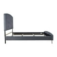 thumbnail image 2 of New Classic Furniture Kailani Wood California King Upholstered Bed in Gray, 2 of 8