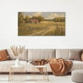 thumbnail image 4 of HFDF Large Vintage Barn Wall Art Country Landscape Pictures Wall Decor Rustic Farmhouse Nature Canvas Painting Home Modern Artwork Decorations for Living Room Bedroom Bathroom Office 24x16inch Framed, 4 of 7