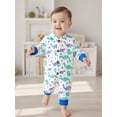 thumbnail image 6 of Miaouyo Infant Baby Boy Girl Winter Romper 0 3 6 9 12 Months Cute Animal Pattern Long Sleeve Hooded Warm Jumpsuit, 6 of 9