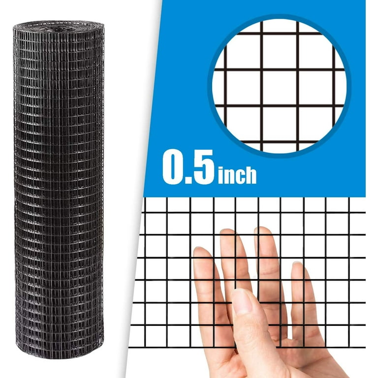 Fencer Wire Hardware Cloth, 1/2-Inch Mesh Size, 16 Gauge