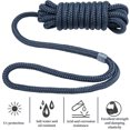 thumbnail image 2 of 4 Pcs Premium Boat Fender Lines 3/8" x 15' with Eyelet, Double Braid Nylon Boat Bumper Rope, Dock Lines Boat Ropes for Docking Boat Lines Dock Ties, 2 of 7