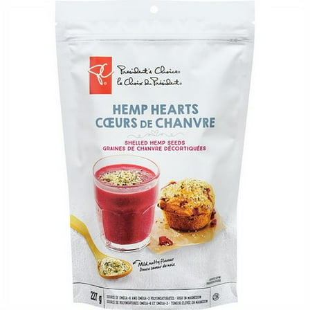 President's Choice, Hemp Hearts, Raw Shelled Hemp Seeds, 227g/8oz., {Imported from Canada}