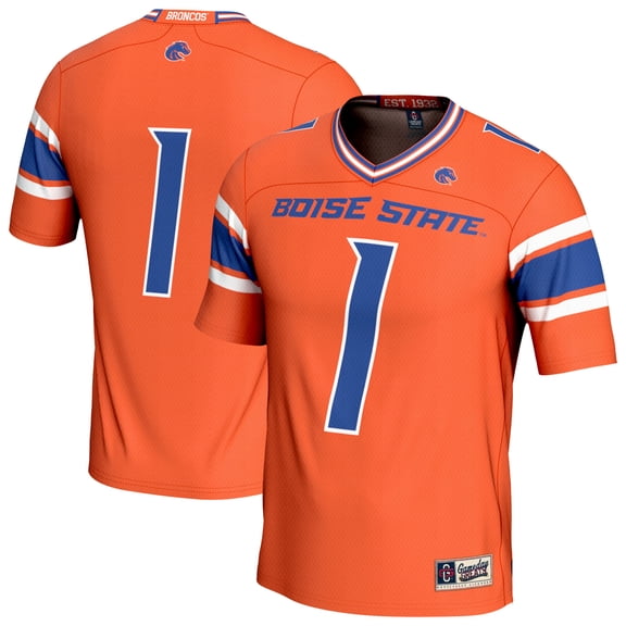 Unisex GameDay Greats  Orange Boise State Broncos Collegiate Football Lightweight Fashion Jersey