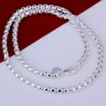 thumbnail image 3 of EOEMY 925Sterling Silver 5mm Round Gird Fashion Chains Necklace 20" 24" For Men Women-24, 3 of 5