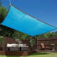 thumbnail image 6 of Blueek Outdoor Sun Shade Sail, UV Blocking Canopy for Pool, Patio & Garden, Breathable HDPE Fabric with Stainless Steel Grommets, 95% Sun Protection​(Blue,6.5x6.5ft), 6 of 7