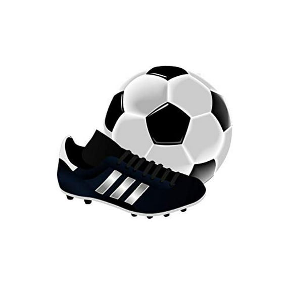 Soccer Birthday - Edible Cake/Cupcake Party Topper!!! 8 round
