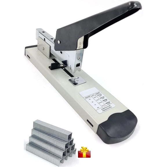100 Sheet Heavy Duty Stapler with 1000 Staples High Capacity Large Paper Staple