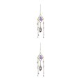 thumbnail image 2 of Advancent Crystal Suncatcher Colgante Rainbow Maker con marco de metal Decoración Wind Chime Adornos Ventana Interior Árbol de Navidad Type8 NO8, 2 of 6