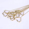thumbnail image 1 of DIY Flower Bunch Metal Heart Wedding Inserting Rod Message Card Stand Party Decoration Postcard Clip Card Holder(Heart), 1 of 7