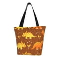 thumbnail image 1 of Balery Dinosaurs and Leaves Bolsa de Hombro con Diseño, Bolsa Grande y Duradera, Bolsa Versátil para Compras, 1 of 6