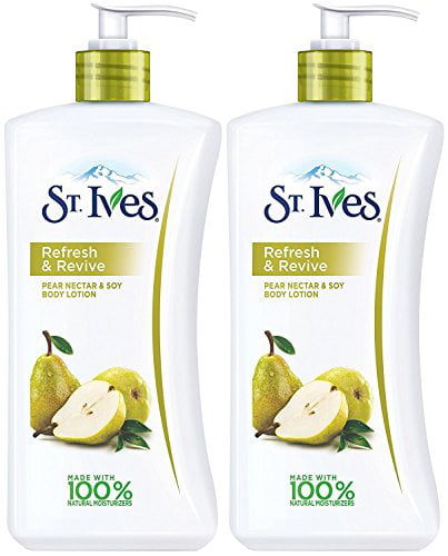 St. Ives Refresh Revive Body Lotion, Pear Nectar and Soy, 21 Ounce (Pack of 2) | Walmart Canada