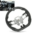 thumbnail image 1 of Carbon Fiber Steering Wheel, Custom Carbon Fiber Steering Wheel Perforated Leather Replacement For V6 EcoBoost, 1 of 8
