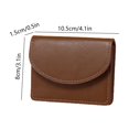 thumbnail image 3 of MORESEC Credit Card Wallet Mini Credit Card Organizer Bag Men's And Women's Universal Wallet Macaroon Color Compact Size Easy To Carry Suitable For Going Out Clearance, Brown, 3 of 6