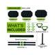 thumbnail image 4 of Adjustable dumbbell weights set: 44 lbs con iron handle para home gym, 4 of 7