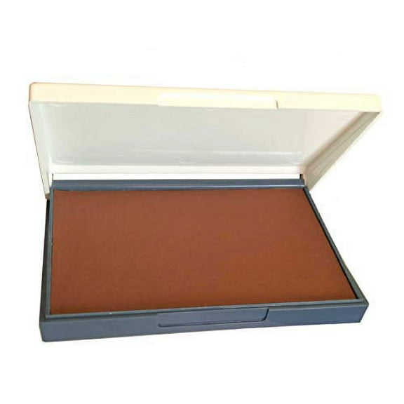 Infusion 2.25" x 3.5" Medium Stamp Pad for Rubber Stamps, Your Go to Medium-Sized Ink Pad for Bright Color, Even Coverage and Durability (Light Brown Stamp Pad)