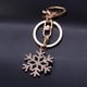 thumbnail image 2 of Llavero navideño con diamantes de imitación y copo de nieve, llavero para coche, bolso, colgante, decoración, llavero con dije, 2 of 7