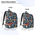 thumbnail image 6 of Wukai Colorful Mushrooms Paper Reusable Cosmetic bag,Travel Toiletry Organizer Capacity,Waterproof Puzzle Bags, 6 of 7