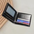 thumbnail image 4 of Wovilon Men S Wallet Large Capacity Super Stitching Slim Folding Wallet Gifts For Men, 4 of 6