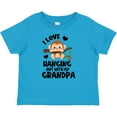 thumbnail image 3 of Inktastic Monkey I Love Hanging out with My Grandpa Boys or Girls Baby T-Shirt, 3 of 5