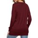 thumbnail image 3 of Gibobby Sudaderas para Mujer Sudaderas de Navidad para mujer cuello redondo manga larga blusa de gran tamaño(Rojo,M), 3 of 5