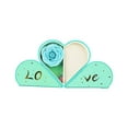 thumbnail image 2 of Caja de regalo para San Valentín | Joyero de doble apertura con collar, anillo y pendientes de corazón | Empaquetado romántico con rosas, 2 of 3
