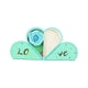 thumbnail image 2 of Caja de regalo para San Valentín | Joyero de doble apertura con collar, anillo y pendientes de corazón | Empaquetado romántico con rosas, 2 of 3