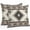 brown, variant on Outdoor Waterproof Pillow Covers Teal Aztec Tribal Style Decorative Throw Pillow Protectors for Patio Sofa Garden Couch,16x16in 2 Pack