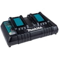 thumbnail image 1 of Cargador Makita de puerto Dual Óptimo 18v Rápido LXT Dc18rd, 1 of 10