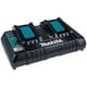 thumbnail image 1 of Cargador Makita de puerto Dual Óptimo 18v Rápido LXT Dc18rd, 1 of 10