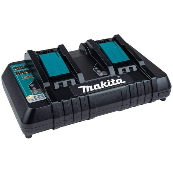Cargador Makita de puerto Dual Óptimo 18v Rápido LXT Dc18rd
