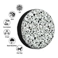 thumbnail image 5 of Rv Spare Tire Cover 14 inch - Gray Marble pattern Tire Covers for Trailers, Adjustable Camper Spare Tire Cover, 5 of 7