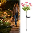 thumbnail image 1 of Tong Solar Powered Garden Stake Light For Outdoor And Patio Energy Saving Solar Lamp For Garden And Night Lighting, 1 of 6