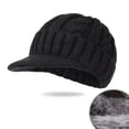 thumbnail image 2 of Winter Hat with Ear Thick Knitted Windproof Thermal Cap for Cold Weather, 2 of 3