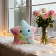 thumbnail image 5 of RKSTN 15.7" LED Twinkle Star Soft Plush Throw Pillows Toys Glowing Stuffed Star Light up Pillow Plush for Valentines's Day Brithday Home Decorations(Multicolor), 5 of 9