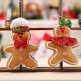 thumbnail image 3 of De Gingerman Colgador De Árbol De Navidad Árbol De Navidad Gingerman Doll Colgante Para Colgar En La Ventana Bolsos Y Automóviles Speravity HA047083-02, 3 of 6